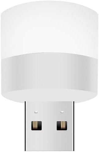 yiyao USB led Light Plug in Night Lights Portable Bedside Lamp USB Atmosphere Lights 0.5W Warm White for Bedroom Kitchens Stairs bathrooms Without Disturbing Sleep