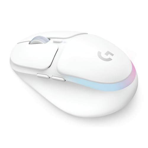 Logitech G G705 Draadloze Gamingmuis, Aanpasbare LIGHTSYNC RGB-Verlichting, LICHTSNELHEID Wireless, Bluetooth-Connectiviteit, Lichtgewicht, PC/Mac/Laptop - Wit - Afbeelding 6