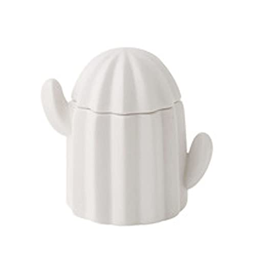 Piccole Zuccheriere Con Coperchio E Cucchiaio, Vasetto A Forma Di Cactus Ciotole Di Sale E Pepe, Scatola Di Condimento Di Sale In Ceramica, Piccola Zuccheriera Colorata Bakey-pink Cactus-0.3 Barattoli