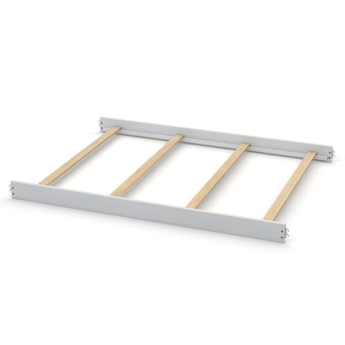 Full-Size Solid Wood Conversion Kit Bed Rails for Evolur Convertible Cribs