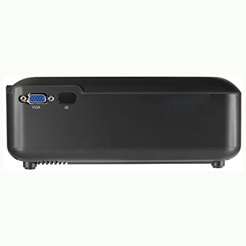 GPX Mini Projector with Bluetooth, USB and SD Media Ports, Includes Remote (PJ609B), Black - Thumbnail 2