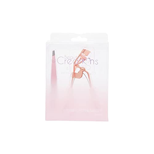 Light Pink Eyelash Curler and Tweezer Set
