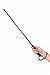 LVELISSE 18-Inch Riding Crop 2-Piece Set, Black, with Non-Slip Grip, Anti-Slip Lanyard, and Head Protection for Cosplay & Performance