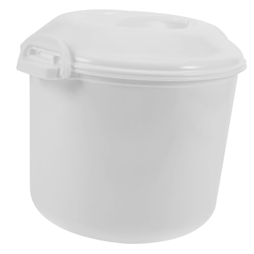 Abaodam 1Juego Olla Arrocera Microondas Práctico Arroz y Vaporera Preparar Comidas Nutritivas Casa