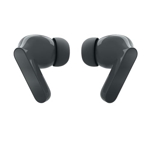 Image of Motorola Moto Buds Bass (Grey, TWS) | LDAC Hi-Res Sound | 12.4mm Drivers, 50 dB True ANC | 6-Mic Clear Calls | 41H Battery | IPX4 | BT 5.3 | Voice Assistant Support | Comfortable All-Day Fit
