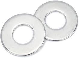 1" inch zinc plated Mild steel Plain Washer of 50mm outer diameter x 1" inch inner diameter x0.118 inch (3mm) thickness: 10 Nos-image-47
