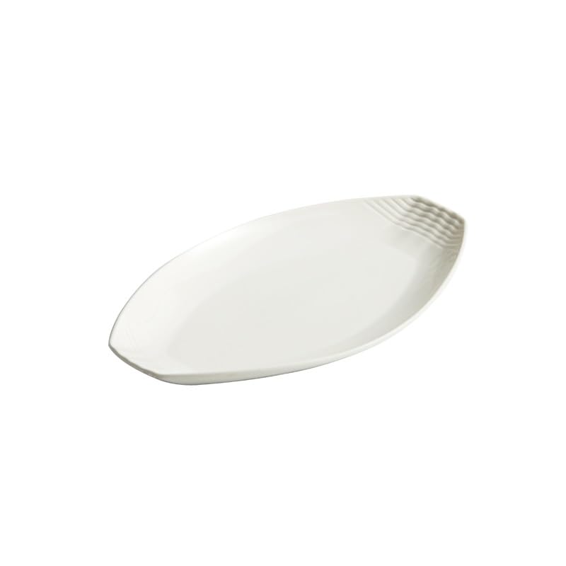 TEESONG Talerz obiadowy talerze na ryby talerz domowy na parze prostokątny komercyjny ceramiczny duży ponadwymiarowy danie restauracja kuchnia serwis zastawa stołowa talerz obiadowy do układania w