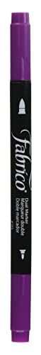 Tsukineko PF-125 Dual-Ended Fabric Marker Color-Fast, Garnet