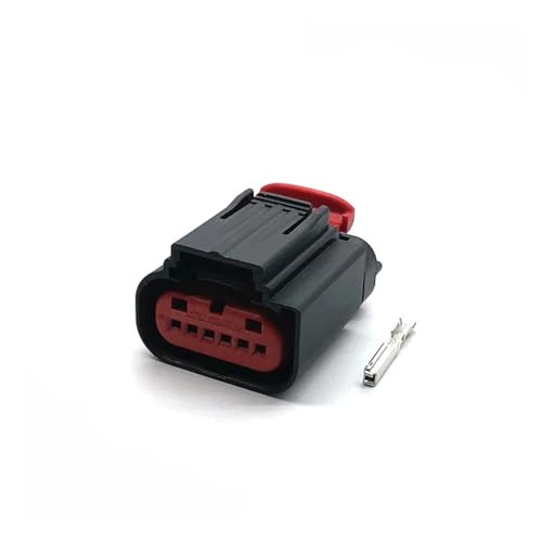 Conector impermeable de 6 pines compatible con 1-1419168-3 para pedal de coche 6