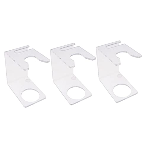 Mikinona 3Pcs Razor Brush Stand Essential Shaving Tool Supporter for Men Space Saving Organizer for Home and Barbershop Keeps Brushes