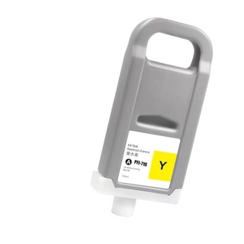 Encre PFI710 jaune pour impression de plans sur traceurs TX4000 et TX3000