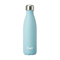 S'well Stainless Steel Water Bottle, 17oz - Triple Insulated, Keeps Drinks Cold 36hrs, Hot 18hrs