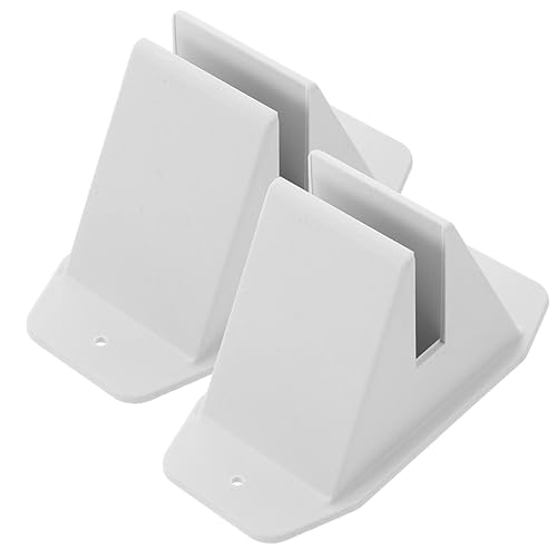 POPETPOP 2Pièces Support de Clôture Plastique Lot de Bases Antidérapantes pour Jardin Accessoires de Clôture Stables et Durables
