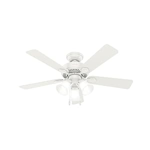 Hunter 50885 Swanson Ceiling Fan 44 inches Fresh White