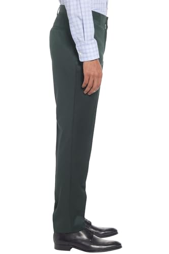 HUGO Mens Wool Blend Super Flex Suit Pants Green 34R3