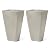 Step2 Bridgeview Tall Planter Box Plastic Painted Square Floor Standing planter