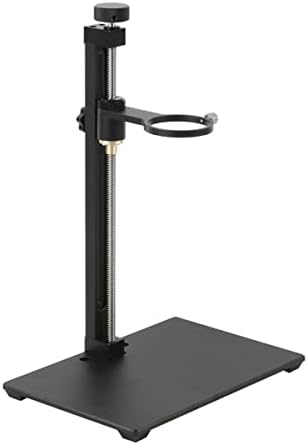 Portable Aluminum Alloy Video Microscope Stand with Adjustable 50mm Bracket & 100X Magnification - Perfect for Observing and Capturing Detailed Images