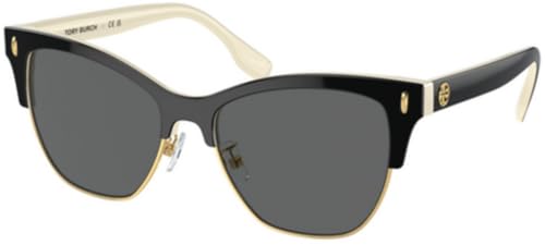 Tory Burch Sunglasses TY 7199 198887 Black Dark Grey