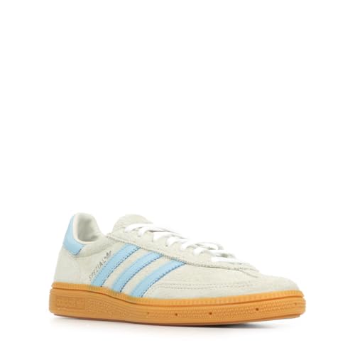 Image of adidas Originals Handball Spezial (Aluminum Sky Blue, Womens, 9.5)