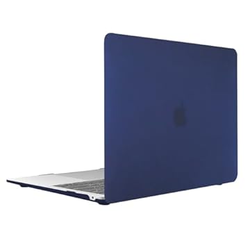 Case Capa Macbook New Air 13 A2337 C/Chip M1 Apple (AZUL MARINHO FOSCO)