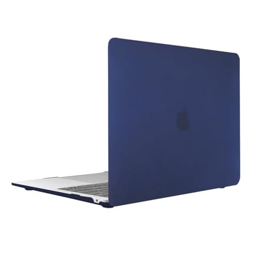 Case Capa Macbook New Air 13 A2337 C/Chip M1 Apple (AZUL MARINHO FOSCO)