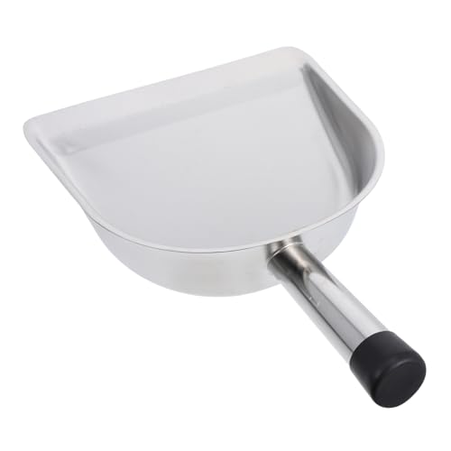 BESTYASH Pala De Basura De Acero Inoxidable Recogedor Pala De Limpieza Portátil para El Hogar La Oficina Pala De Basura Pala De Basura para El Hogar Pala De Basura De Mano Pala De