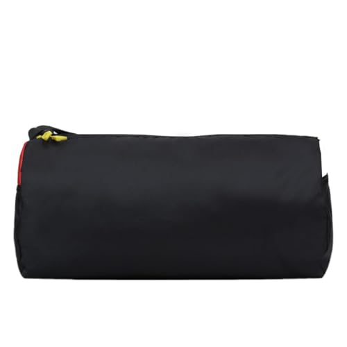 Image of Impulse Vegas Black 20L Polyester Duffle Bag with Adjustable Strap | Lightweight Travel & Gym Bag for Men & Women | 1 Year Warranty