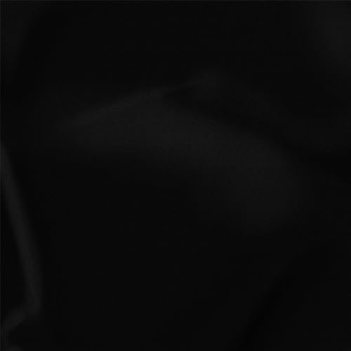 Luxurious Black Polyester Poplin Fabric – Versatile 1 Yard Bolt for Apparel, Tablecloths, Drapes & More