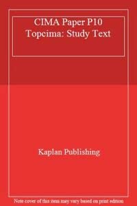 Technical Paper Cima Buy Study Text (CIMA Paper P10 Topcima) Book Online at Low Prices in ...