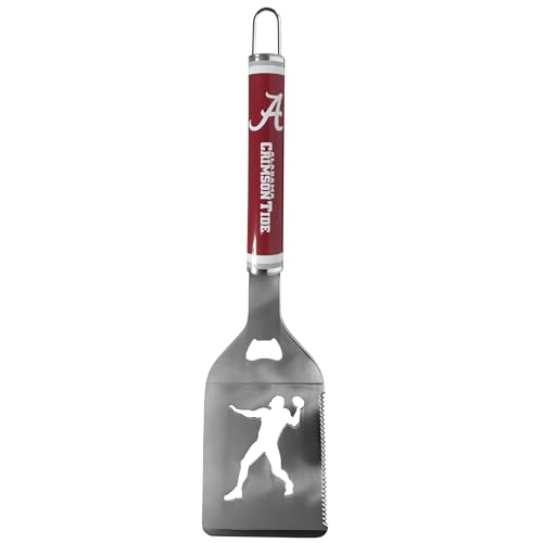 Espátula de acero Alabama Crimson Tide de Siskiyou Sports para barbacoa