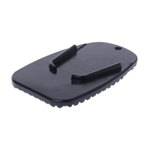Extension latérale support pied pad base pour éviter l'enfoncement de la béquille de moto