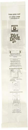 Image of Dirt Devil Vacuum Cleaner Bags for Upright Vacs, Pack of 3, White, Type D