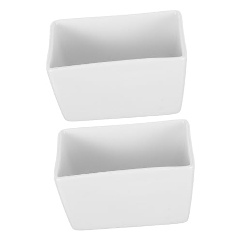 Alipis 2 Azucareros Azucareros Azucareros Azucareros Azucareros Bolsitas De Té Azucareros Saleros Dispensadores De Azúcar Azucareros De Cerámica Color Blanco