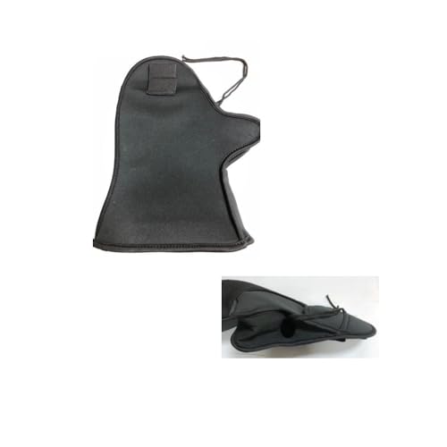Lenkerstulpen für Motorrad, Motorroller, Maxiscooter, Handschutz aus Neopren, wasserdicht, Handschutz für Lenker, Abdeckung für kalte Regen, einfache universelle Montage, hält die Hände warm, Schwarz