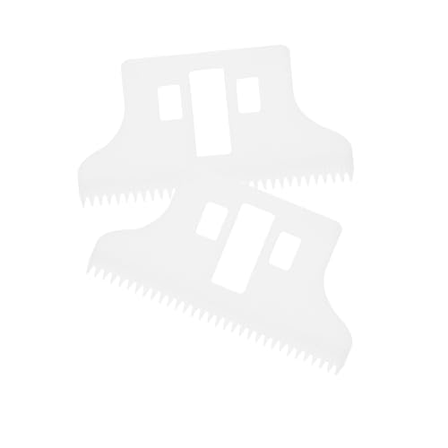 Baluue 2pcs Clipper Blades Replacement for Hair Trimmers Durable Tooth Blades for Efficient Hair Cutting Convenient Storage Easy to Replace