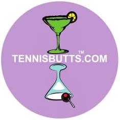 TennisButts The Original Fun Racket Decal That Starts Your Match Off with a Laugh! Perfect Tennis Gift