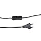 Relaxdays Retro Schreibtischlampe, Gelenk-Arm, schwenkbar, Büro Leselampe, Metall, E27, HxBxT: 50 x 27 x 15 cm, schwarz