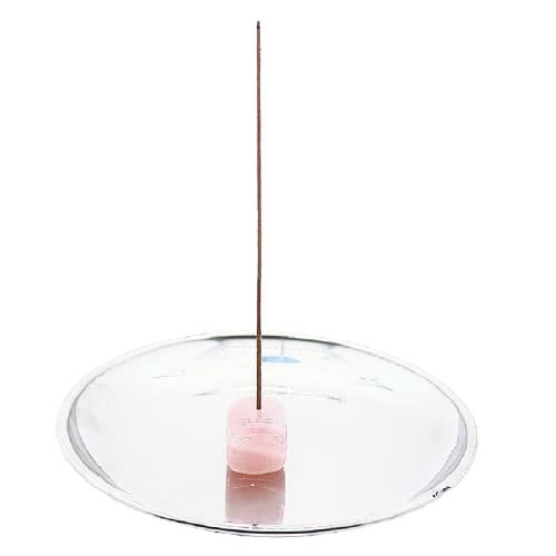 Newwe Rose Quartz Crystals Incense Holder For Sticks, Healing Cr #TOP6