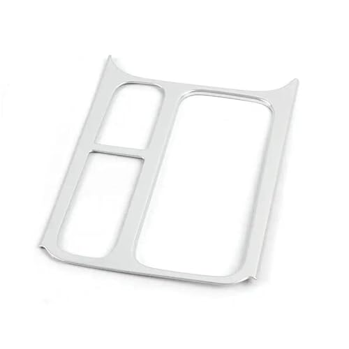 Etiqueta engomada de panel interior de coche para VW Tiguan MK1 2008-2015, acabado plata LHD