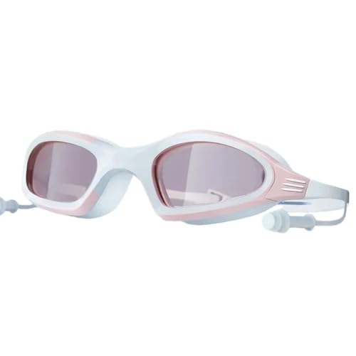 Lunettes de natation anti-buée et étanches avec monture en silicone