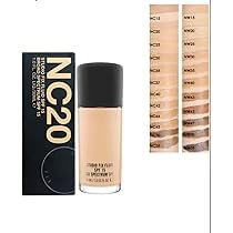 Image of M..aa..ccc Studio Fix Fluid Spf 15 Professional Waterproof Liquid Foundation For Face, Oil-Free 24-Hours Longlasting Mini Foundation For Women,Girls,Unisex (NC 20)