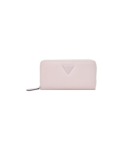 Image of Guess Rose Petal Textured Zipper Viviette Medium Zip Around Wallet