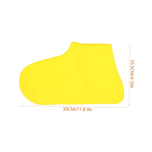 2 pares de protectores impermeables para botas de lluvia de látex, cubrebotas antideslizantes para ciclismo, senderismo y deportes miniatura 4