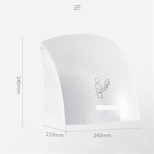 Secador de manos completamente automático con sensor para baño de hogar 3