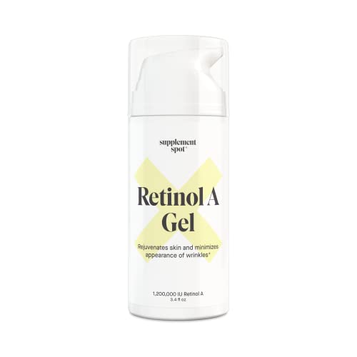 Retinol-A Gel - Anti-Aging Retinol Moisturizer Repairs Fine Lines & Wrinkles â€“ Daily Facial Retinol for Smoother, Firmer & Younger Looking Skin- (99.9% Water Based Gel W/ Vitamin A) (3.4 oz.)
