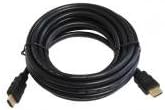 Mgs33 HDMI Cable Full HD 1.5m with Gold Plated Contacts for TV, Screen, Consoles (PS4, PS3, Xbox, 360...)