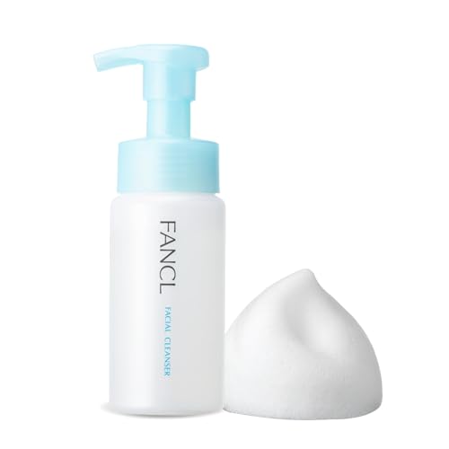 FANCL Pure Moist Cleansing Foam Japanese Additive-Free Face Wash with Rich Foaming Lather Hydrating & Gentle Facial Cleanser for All Skin Types
