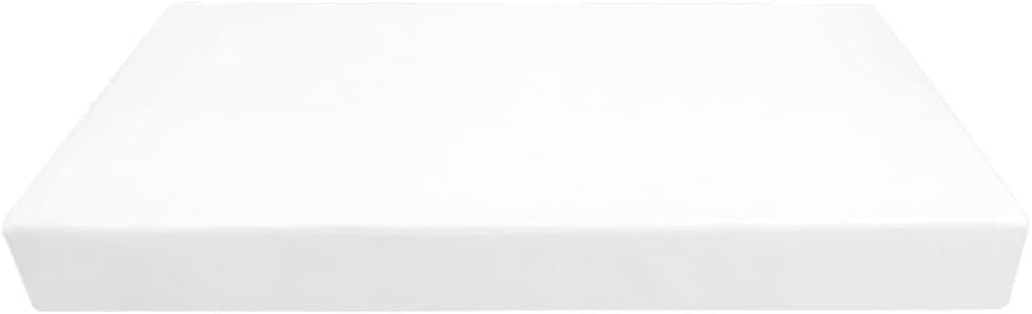 Prolinemax Style 5 Crib Size Knife Edge Outdoor Daybed Mattress Bolster Insert and Cover Complete Set AD106