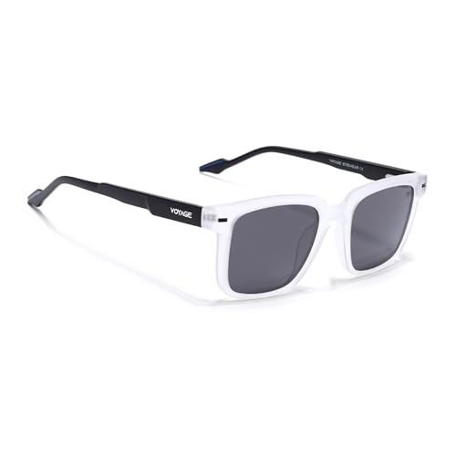 Image of Voyage Square UV Protected & Polarized Sunglasses for Men & Women