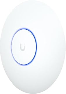 Ubiquiti U7-LITE Access Point WiFi 7, UniFi, Dual-Band 2.4 / 5 GHz, 2.5 GbE, Design Compatto, PoE, Bianco